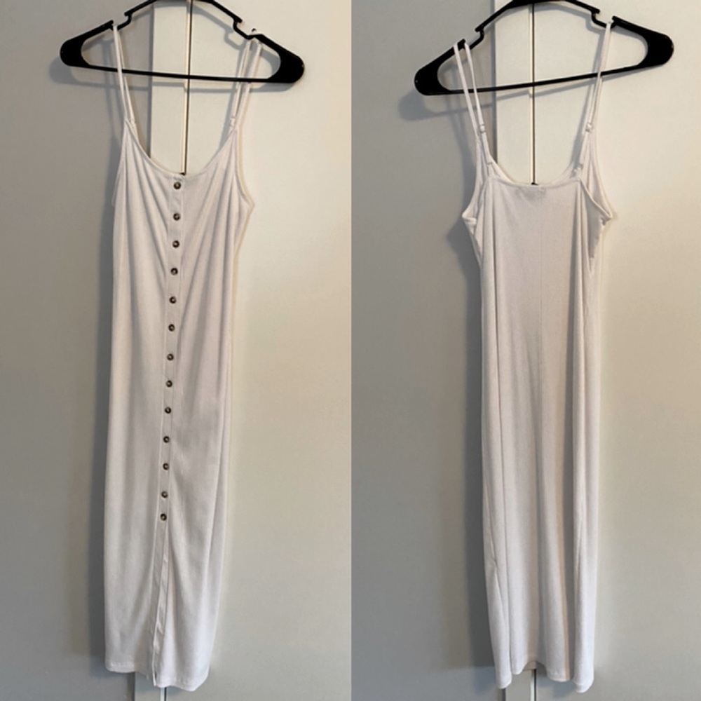 White casual dress